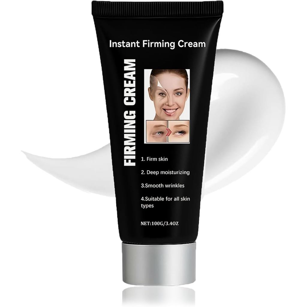 Creme Firmador, Creme Instantâneo para Firmar a Pele do Rosto, Creme Facial Antirrugas, Creme Firmador para Pele Flácida