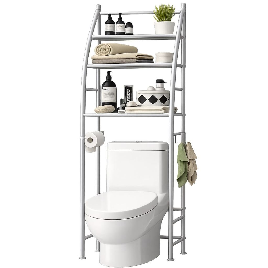 Rack Suporte Organizador Grande 165cm Multiuso de Ferro Para Banheiro - Castela