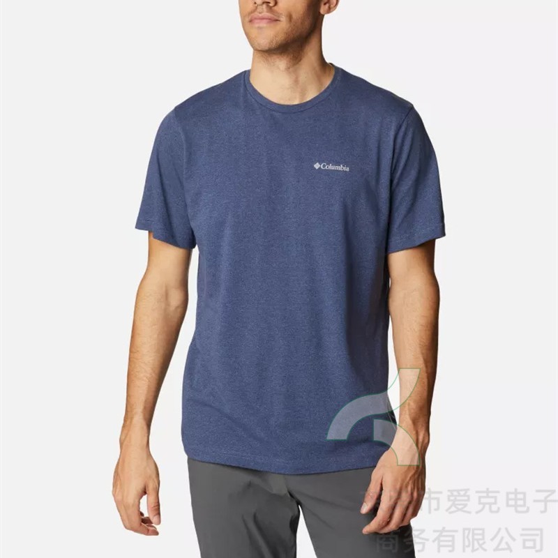 Camiseta de Pesca de Manga Curta Pfg da Colômbia para Homens, Camisa de Pesca para Verão, Proteção Solar, Secagem Rápida