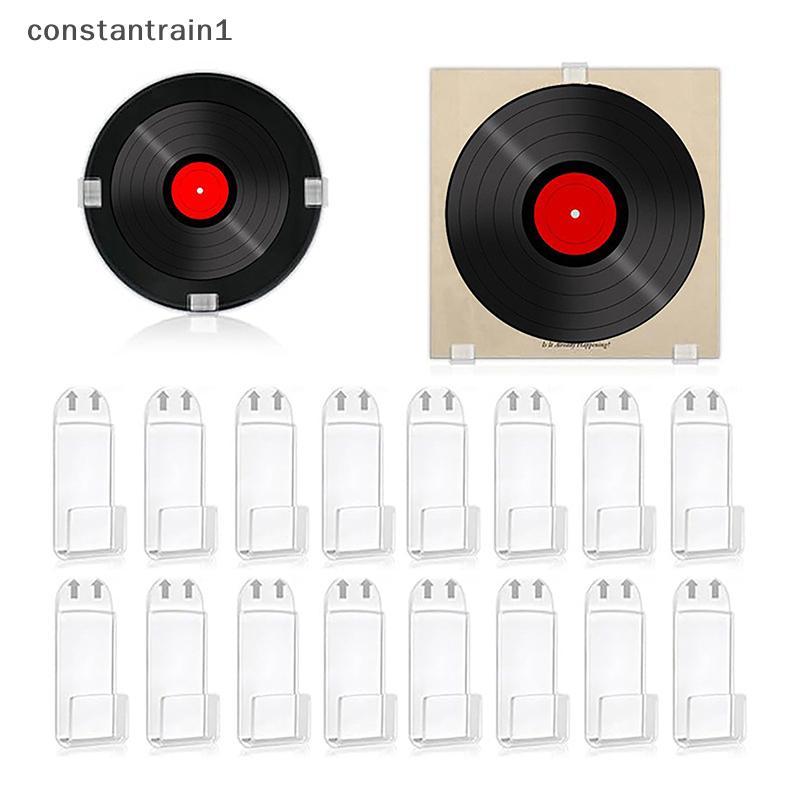 [CST] Suporte Para Discos De 6/18 Unidades Acrílico Montagem Em Parede Álbum Autoadesivo Disco Show Ra Display De Vinil