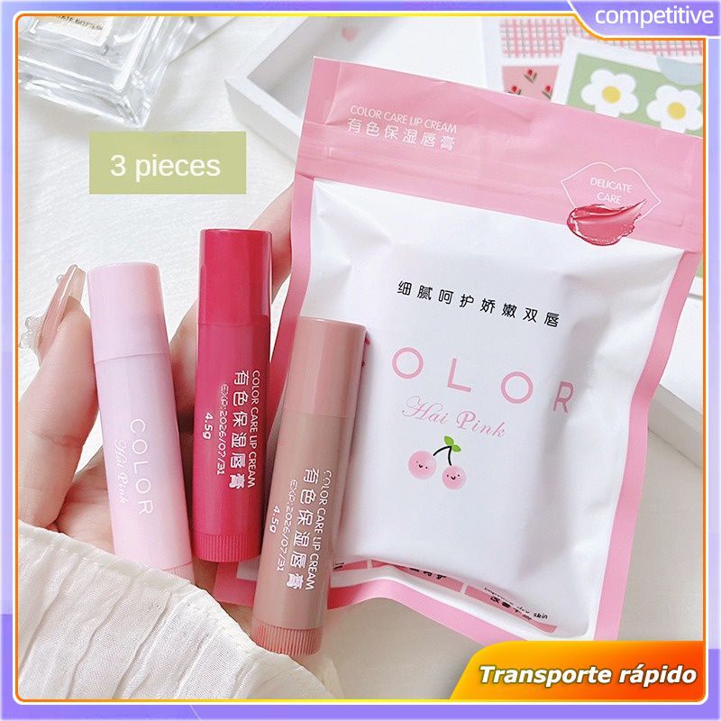 Batom HAI PINK: Combina Com Tudo, Beleza E Saúde, Ingredientes Naturais, Hidratante Labial, Fácil De Transportar,