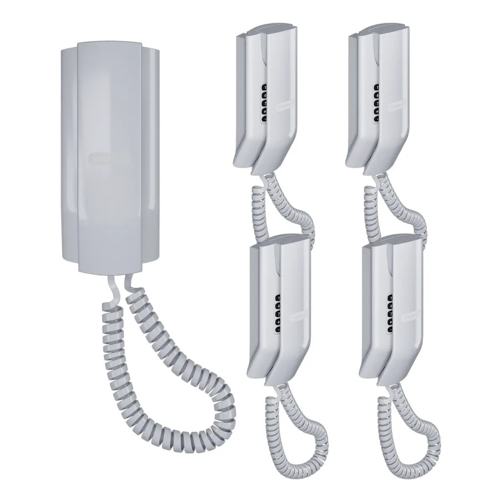 Kit 5 Interfone Terminal Tdmi 300 P/ Apartamento Intelbras