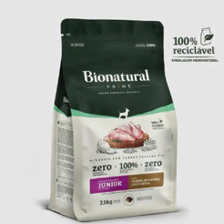 Ração Cães Bionatural Prime Junior 2,5kg Raças Pequenas Frango Blueberry Coco Aveia
