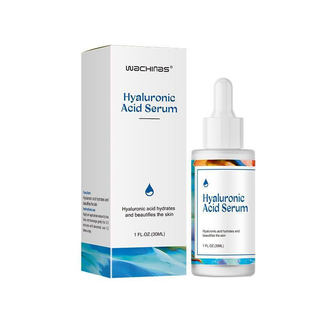 Essência de Ácido Hialurônico, 1 Onça, Essência Facial Hidratante Intensiva, Adequada para Pele Seca, Melhora a Elastici