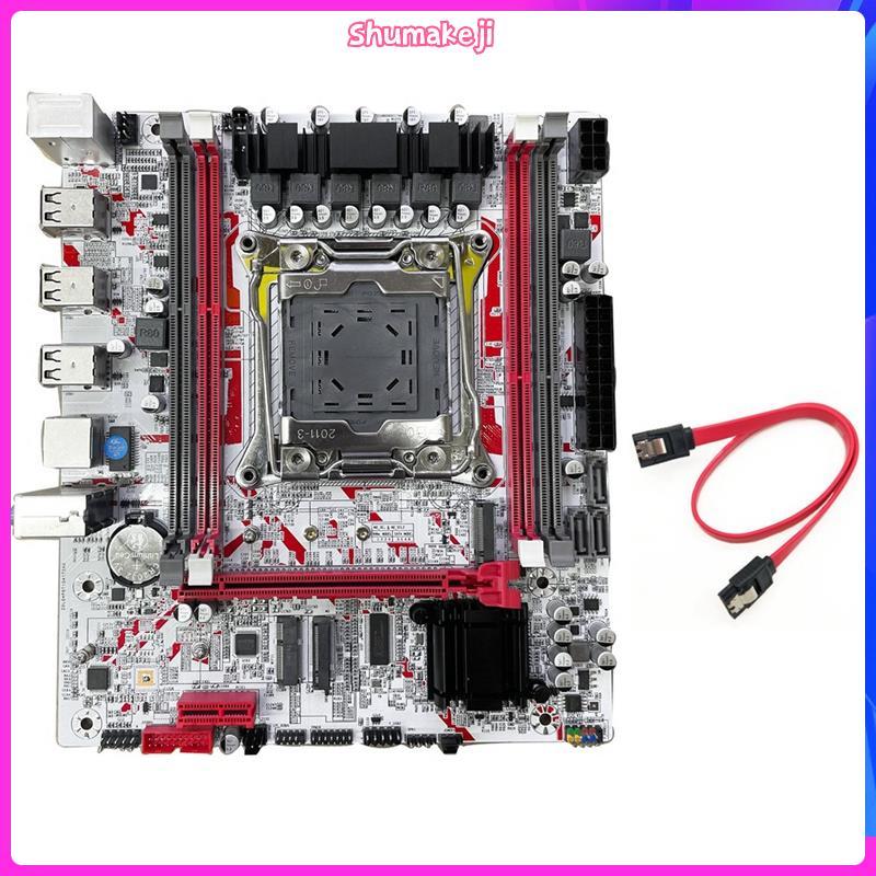 X99 Placa-Mãe X99G757 Desktop Gaming LGA 2011-3 DDR3 HM55 Chip Suporte E5 2666/2673/2676/2678/2696 V3 CPU