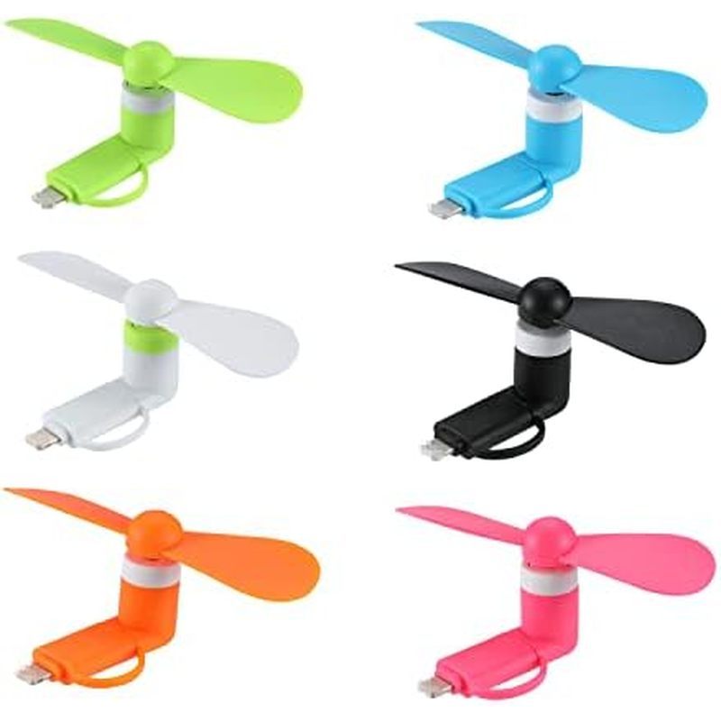 Mini Ventilador Para Celular 2 Em 1 Compatível Com iPhone , iPad , Smartphone An