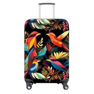 Capa para Mala de Viagem Estampada Malha Suplex Resistente Protetora Segura Bagagem Protegida em Oferta na Shopee