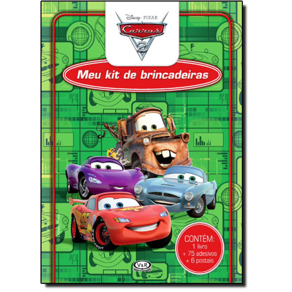 Carros 2 - meu kit de brincadeiras