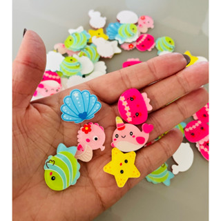 Aplique fundo do mar 50 ou 100 peças em Oferta na Shopee