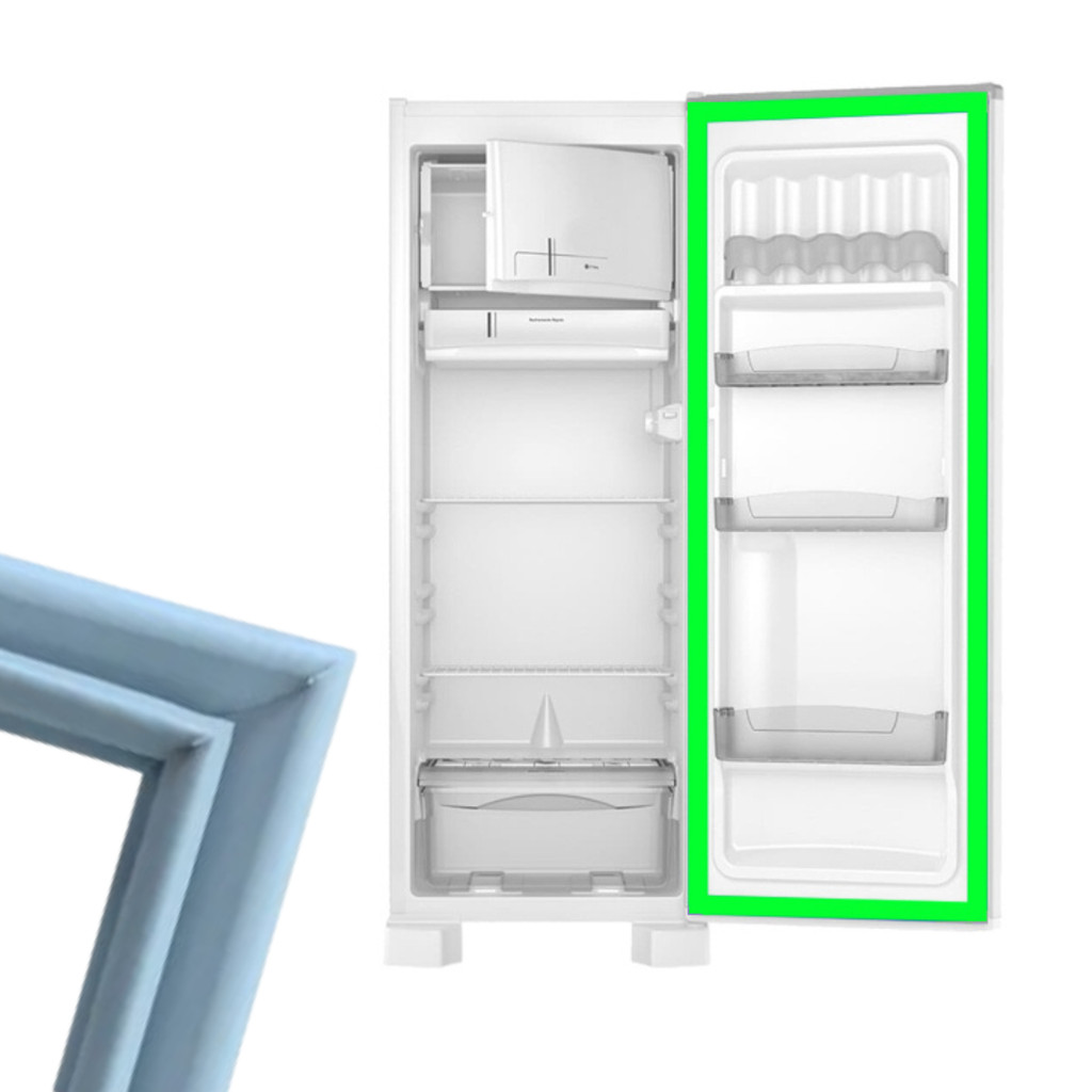 Borracha Gaxeta Porta Freezer Para Bosch Fc31 Fzge320