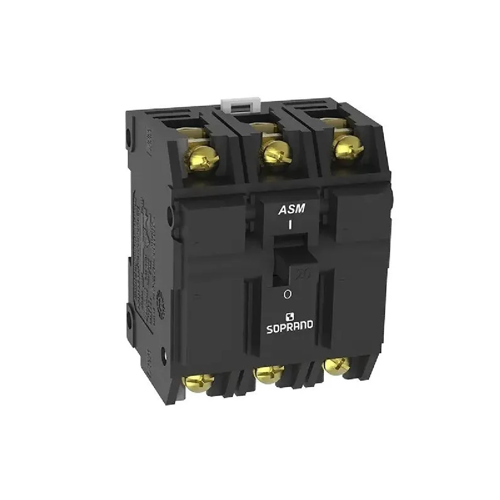 Disjuntor Tripolar ASM3-B 100A Soprano Tipo NEMA
