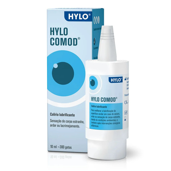 Colírio Lubrificante Hylo-Comod 10ml Pfizer 10ml Solução
