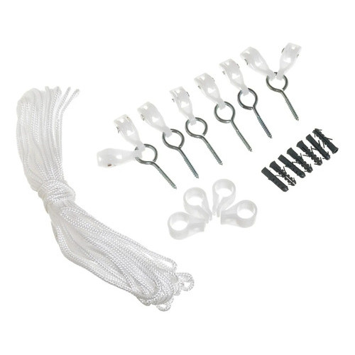 CORDINHA De Varal De Teto Peças  Corda Secalux Branco em Oferta na Shopee