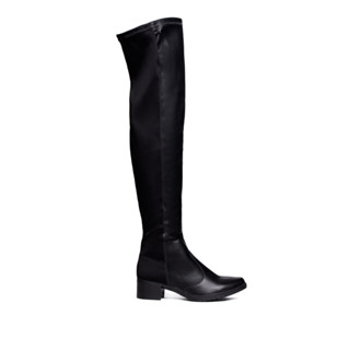 Bota Feminina Mississipi Over The Knee Preto em Oferta na Shopee
