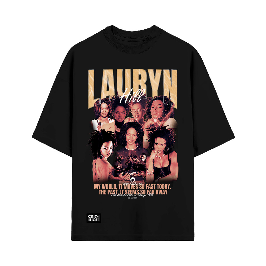 Camiseta Premium 100% algodão Lauryn Hill HipHop