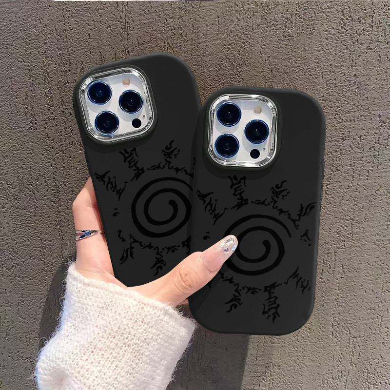 Capinha Técnica de Selamento de Naruto Para iphone XR XS MAX 11 12 13 14 15 Pro MAX 14 15 Plus Max Capa silicone