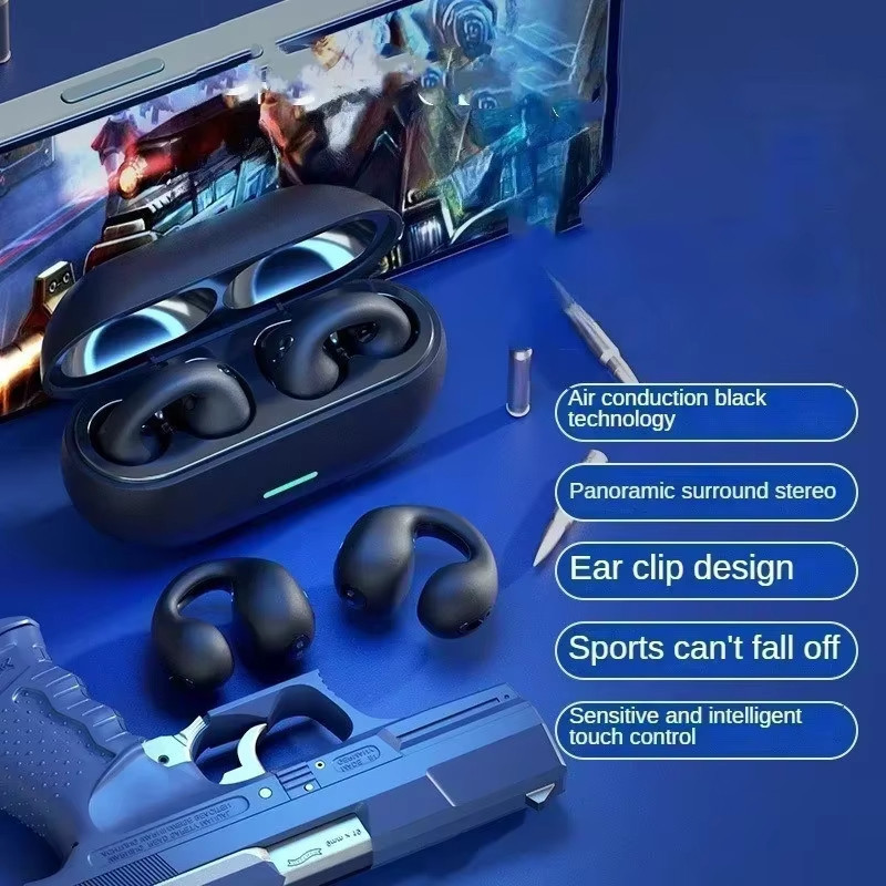 Fones De Ouvido Bluetooth 5.2 TWS Sem Fio 9D HiFi Estéreo Para Redução De Ruído Esportivos