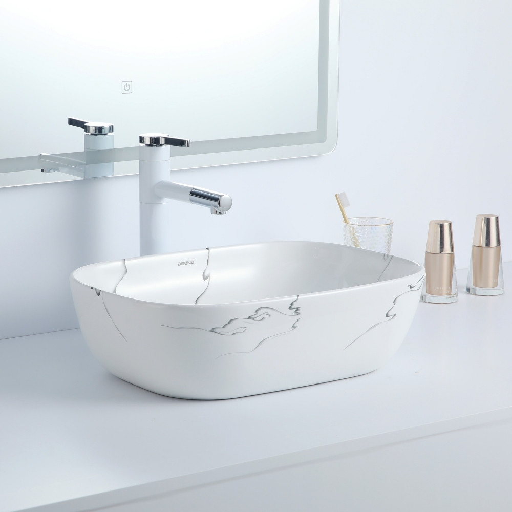 Cuba Deend De Cerâmica MarmoLuce Para Banheiro 46x33x13cm em Oferta na Shopee