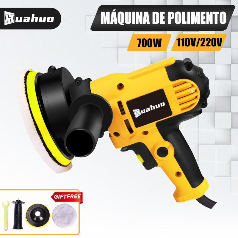 110/220V Politriz Lixadeira Multifunções 700w 5 Polegadas Uso Profissional