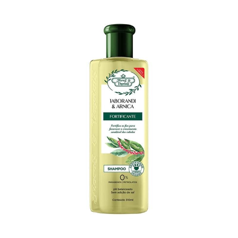 Shampoo Flores e Vegetais Jaborandi e Arnica 310ml em Oferta na Shopee