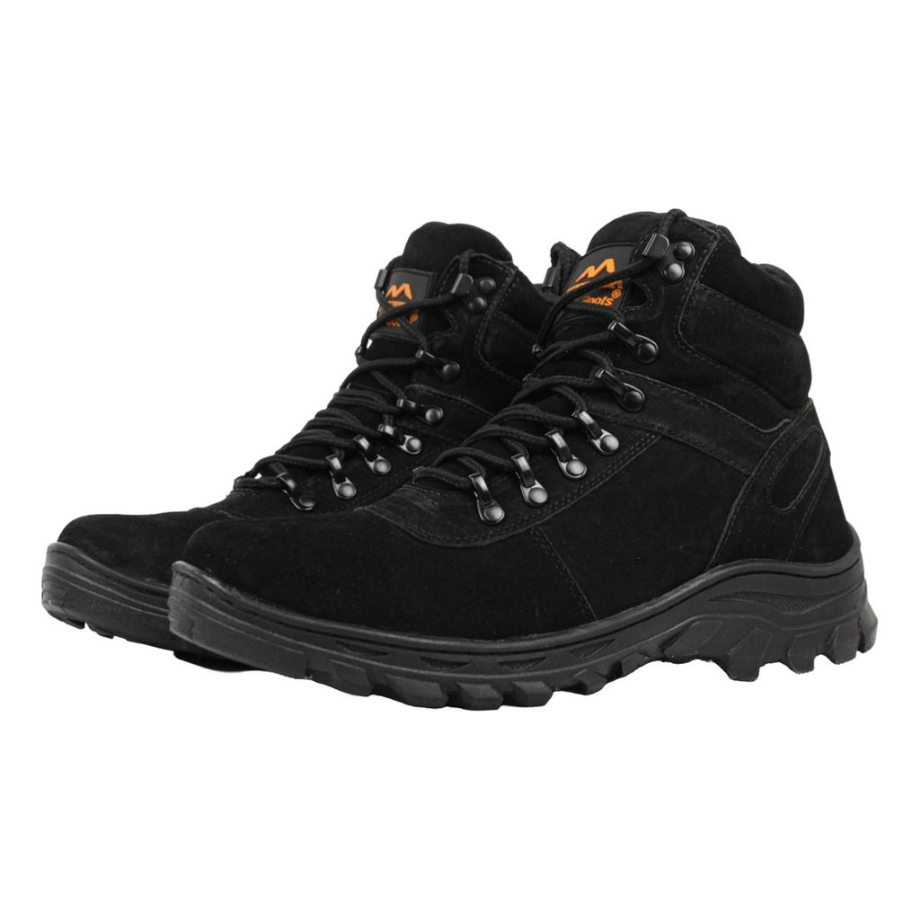 Bota Coturno Botina Masculina Couro Legítimo Antiderrapante