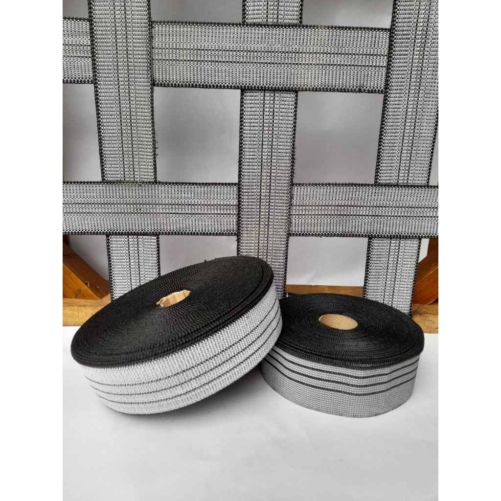 Percinta Elastica 10 metros para Assento e Encosto 5cm largura sofas estofados poltrona cadeira puff
