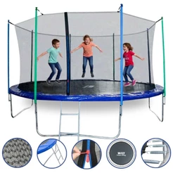 Cama Elástica Infantil Grande 427cm Com Rede de Proteção e Escada Pula Pula Completo