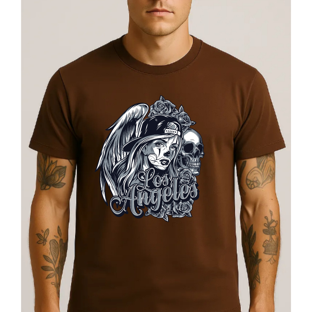 CAMISETA ALGODÃO MEXICO LOS ANGELES