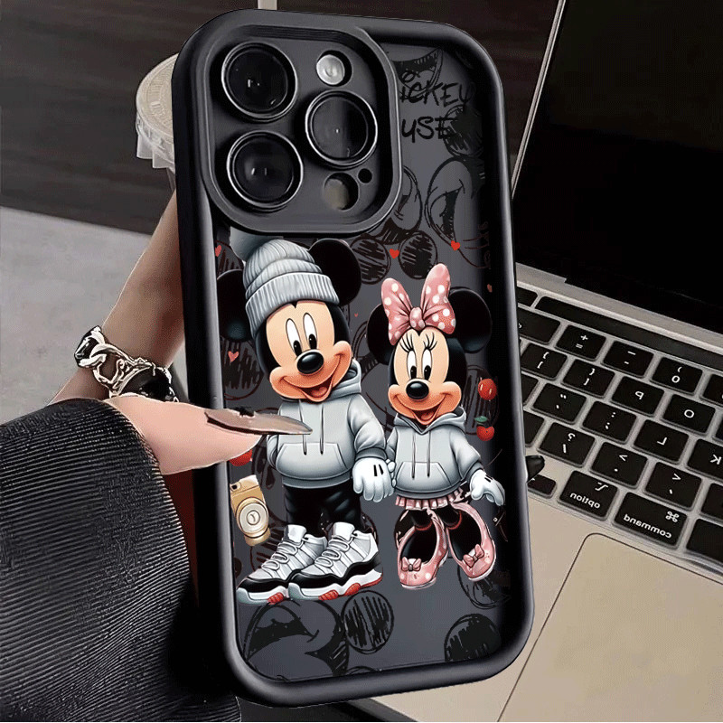 Capinha Capa de Silicone Padrão de casal Anti queda para Motorola Moto E13 G04 G14 G22 G34 G53 G54 G84 em Oferta na Shopee