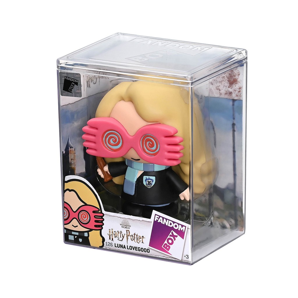 Fandom Box Colecionável Luna Lovegood 126 Harry Potter Boneco Com Expositor - Líder Brinquedos