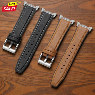 Couro Silicone Sem Lacunas Banda Para Samsung Galaxy Watch 8 44mm 40mm Pulseira Masculina 8Classic 46mm Correas em Oferta na Shopee