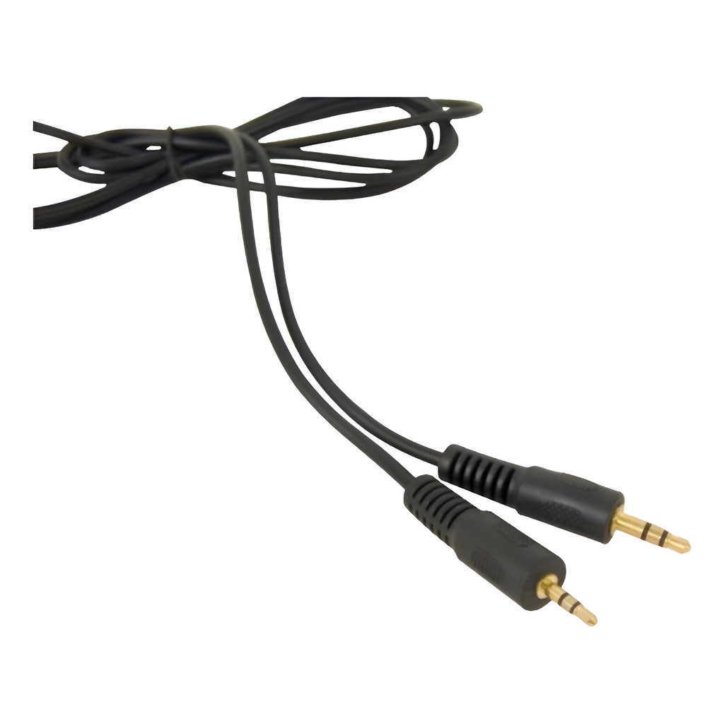 Cabo Adaptador P2 Estéreo Para P1 Estéreo Em Cobre