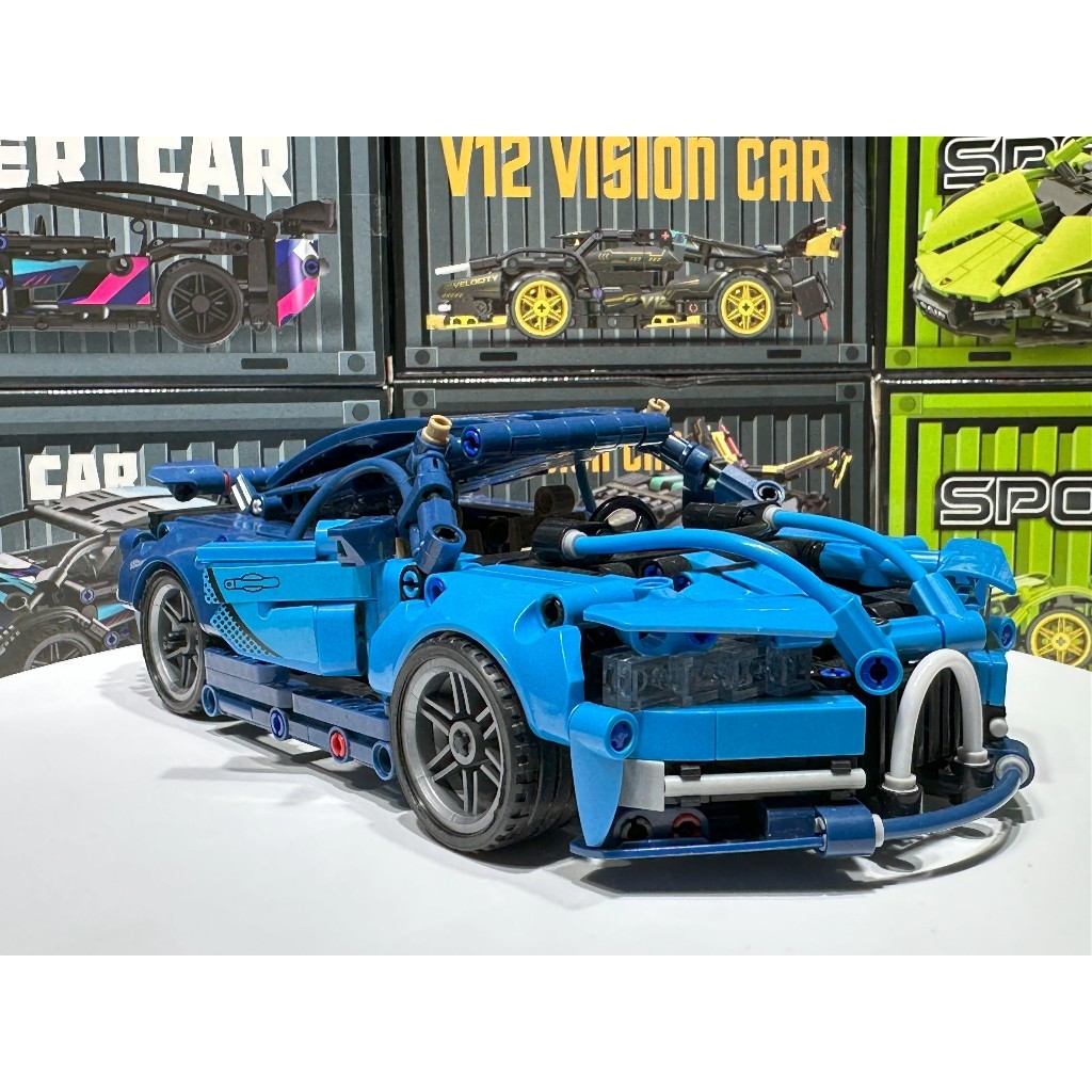 Carrinho de Montar com Blocos - Brinquedo Educativo, Presente Criativo para Dia das Crianças e Aniversário