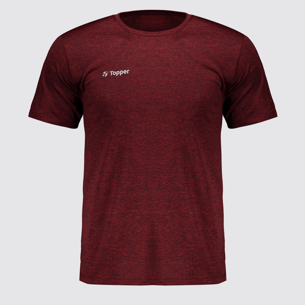 Camiseta Topper Treino Classic Bordô em Oferta na Shopee