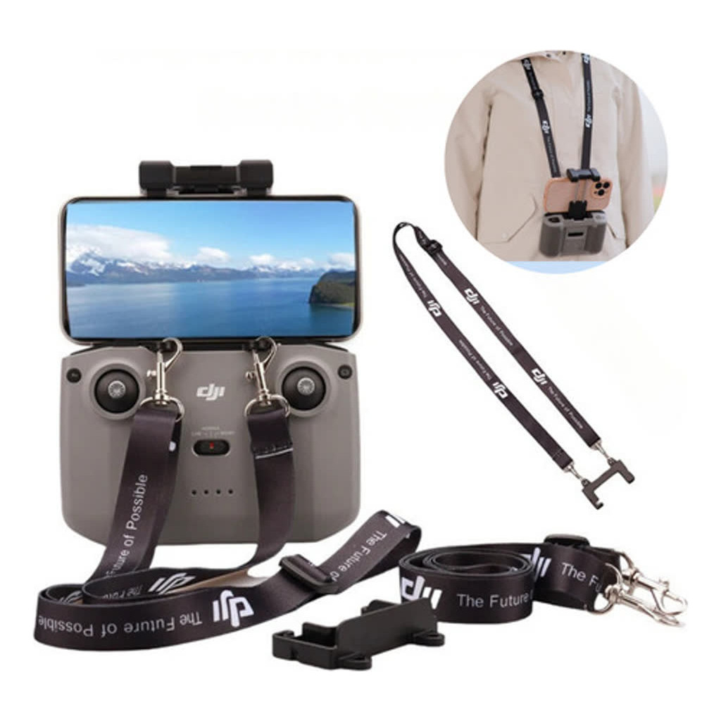 Alça Cordão Controle Pescoço Drone Dji Mini 4k 2 3 4 5 Pro Air 2s 3s Neo Flip Rc Mavic N1/ N2/ N3