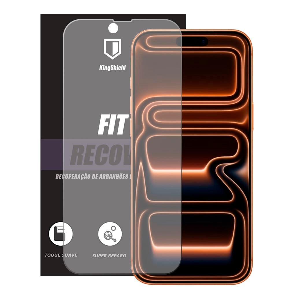 Película Para iPhone 17 Pro Max Kingshield Fit Recover Anti-Risco Celular Smartphone Autorregenerável