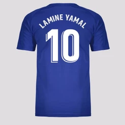 Camisa Barcelona Juvenil 10 Lamine Yamal Azul