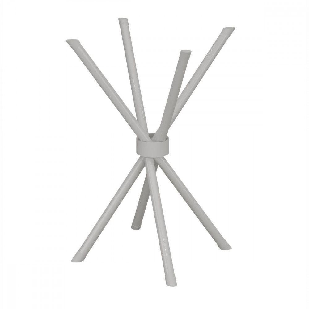 Base De Aço Para Mesa De 75x75 Ipanema Liso Branco Teixeira Branco