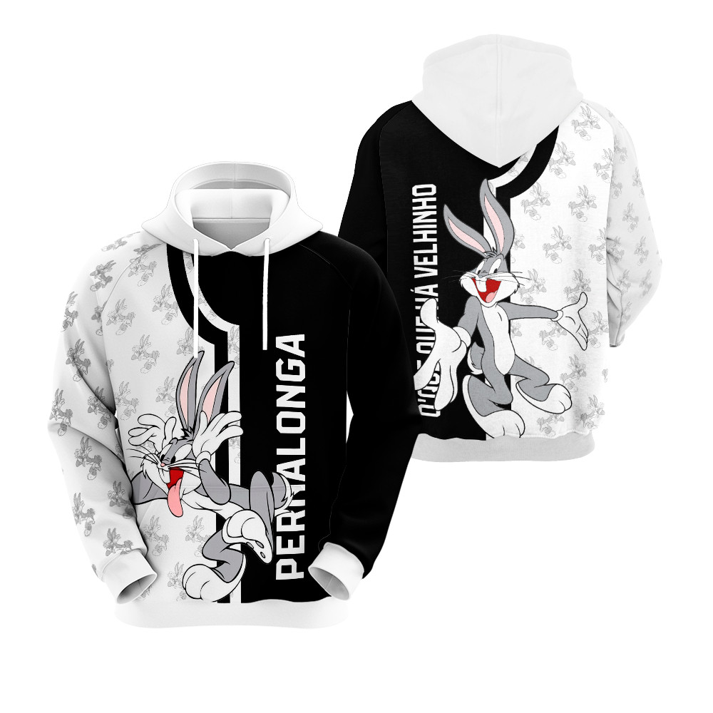 Blusa Moletom PERNALONGA Animação Full Moletom Sublimado Personalizado Confortável e Durável