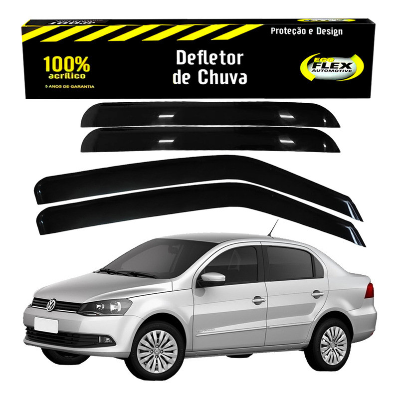 Jogo Calha Defletor Chuva Voyage G6 1.0 1.6 2013 A 2016 em Oferta na Shopee