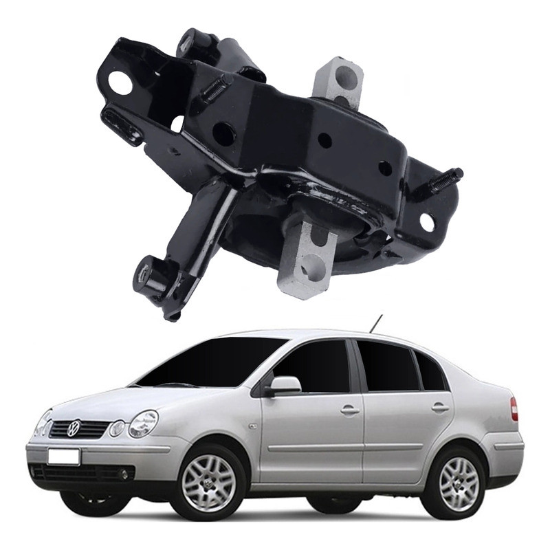 Coxim Motor Esquerdo Polo Sedan 1.6 2.0 8v 2002 A 2006