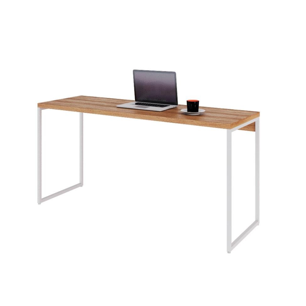 Escrivaninha Studio Mel e Branca 150 cm em Oferta na Shopee