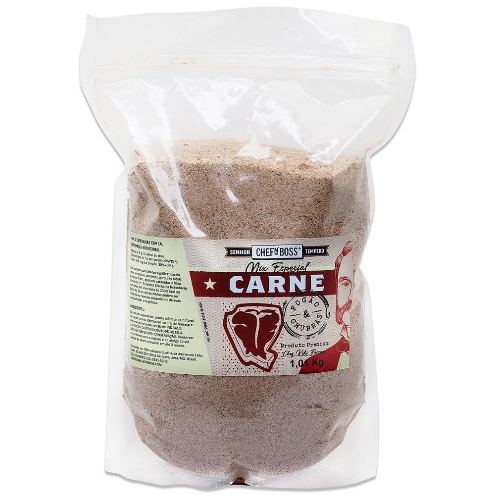 Tempero para Bife Carne Hamburguer Mix Especial Chef boss  1,01 kg
