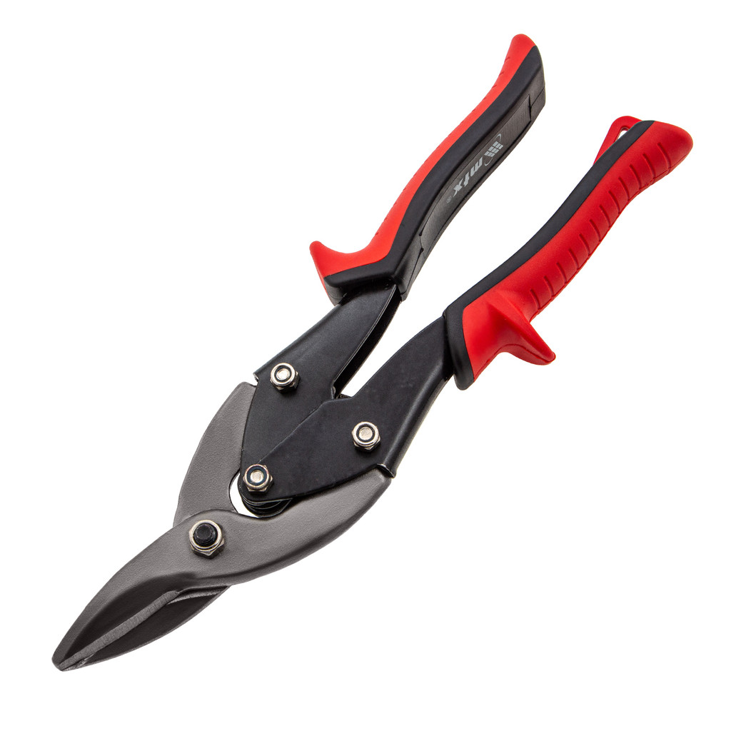 TESOURA PARA CHAPA, CORTE DIREITO, CABO DUPLA INJECAO, 10POL., 250MM, 1PC // MTX em Oferta na Shopee