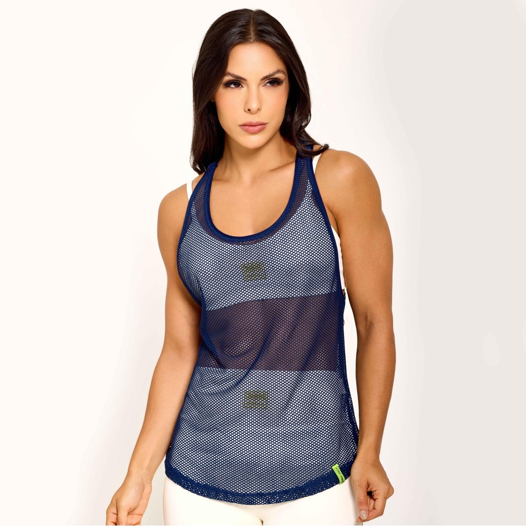 Regata de Tela Marinho Madrugada Com Fita Emborrachada em Oferta na Shopee