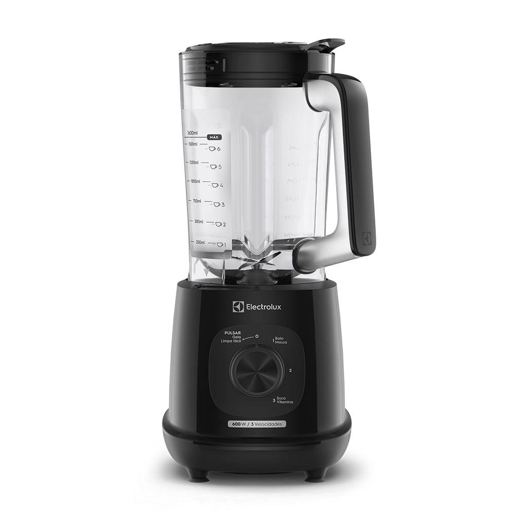 Liquidificador Electrolux 600W 2,7L Efficient TriForce 3 Velocidades Preto (EBL700)