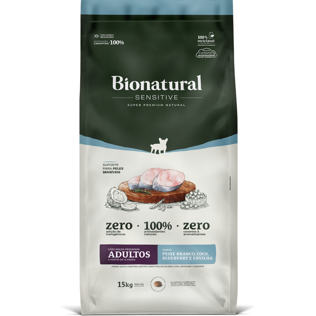 Racao Special Dog Bionatural Sensitive Adultos Raças Pequenas 15Kg