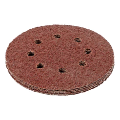 DISCO DE LIXA COM VELCRO GRAO 24, 125MM, 5 PCS // MTX