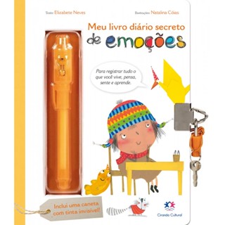 Livro Meu Livro Diário Secreto de Emoções em Oferta na Shopee