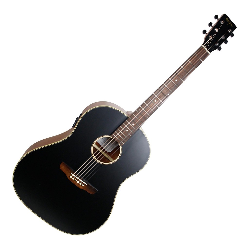 VIOLAO ROZINI BLACK TOP FOLK 6C ATIVO FOSCO MOGNO EQRE02 RX335EQFM
